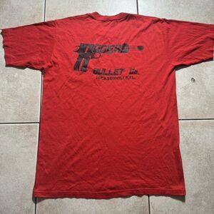 VTG 90s Single Stitch Men’s XL Rogers Bullet Co Jacksonville Red T-Shirt